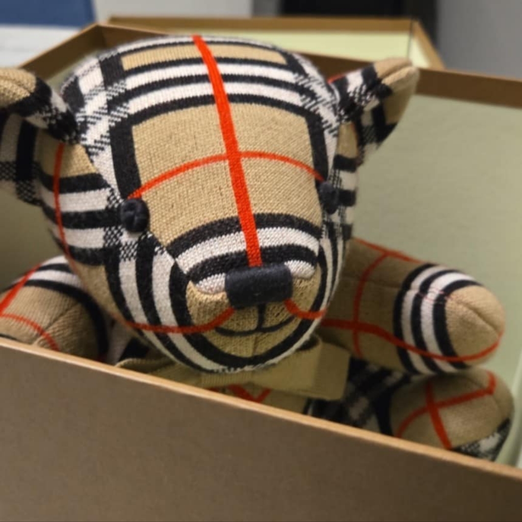 Burberry Kids Vintage Check Thomas Bear 'Archive Beige'